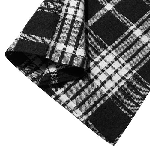 Fijne Geruite Heren Poncho