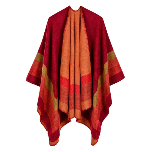 Vintage Dames Poncho Kasjmier
