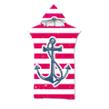 Gestreepte Surfponcho