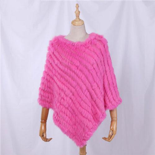 Gestreepte Bont Dames Poncho