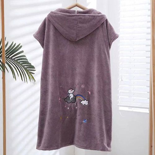 Badjas Poncho Microvezel