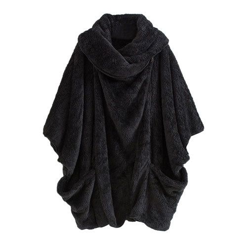 Zachte Plaid Heren Poncho