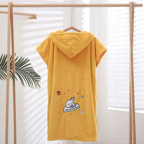Badjas Poncho Microvezel