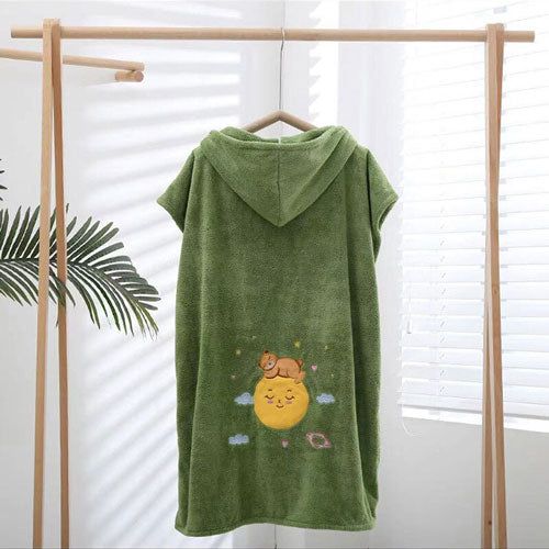 Badjas Poncho Microvezel