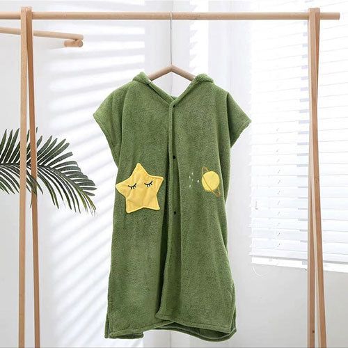 Badjas Poncho Microvezel