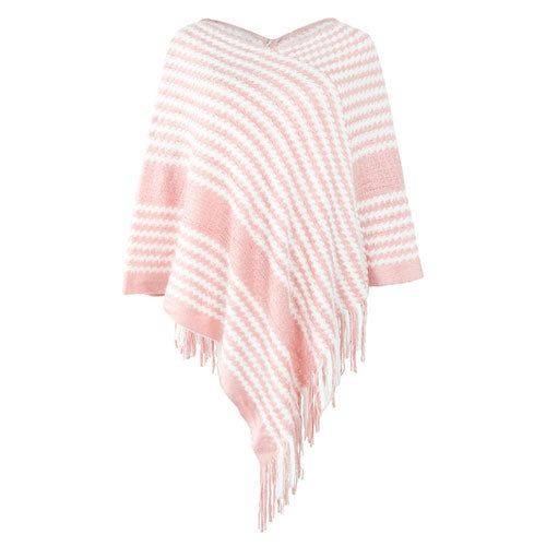 Gebreide Winter Poncho