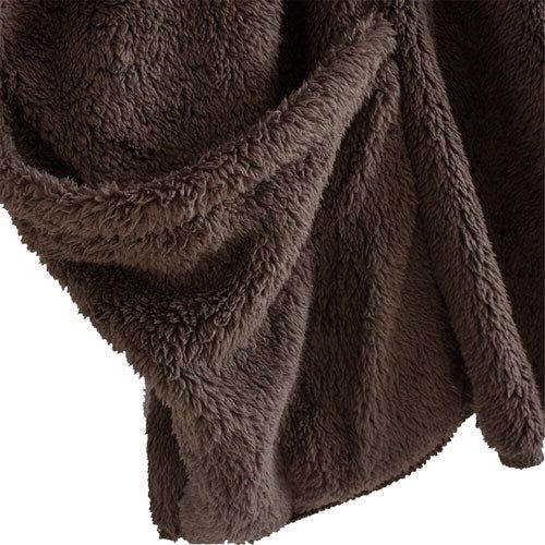 Zachte Plaid Heren Poncho