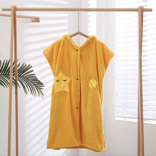 Badjas Poncho Microvezel