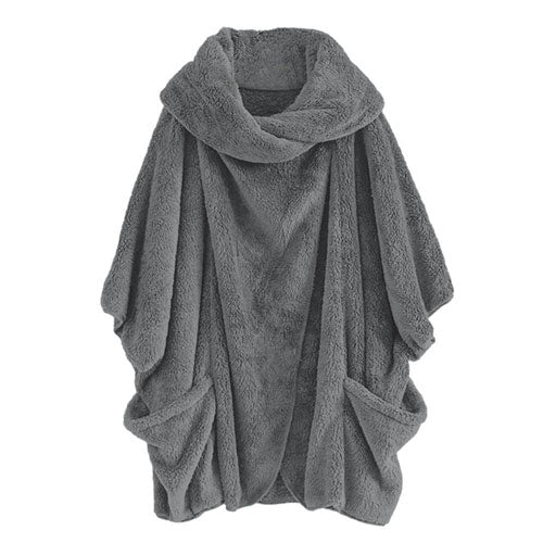 Zachte Plaid Heren Poncho