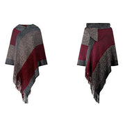 Dames Poncho met Capuchon