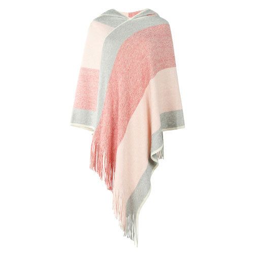 Dames Poncho met Capuchon