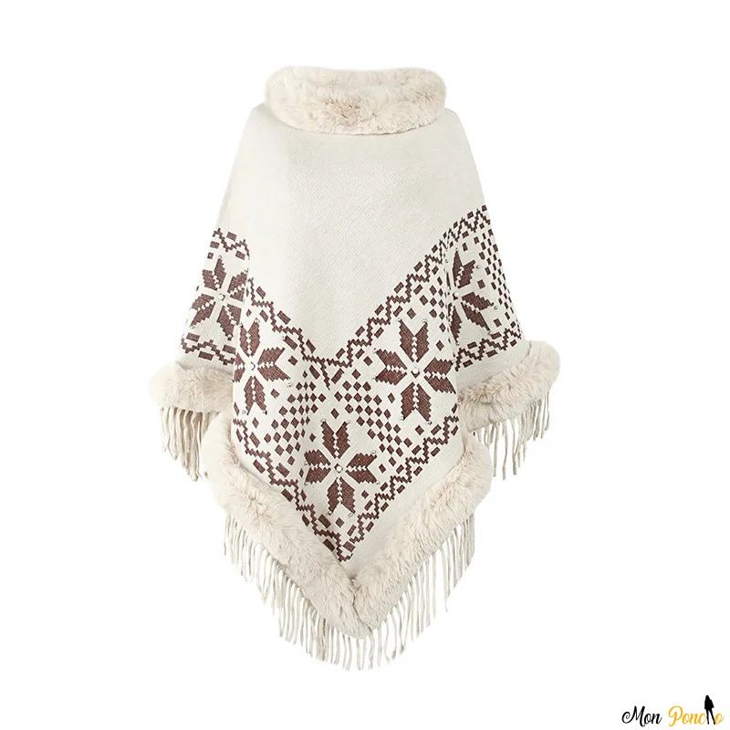 Trui Poncho met Col