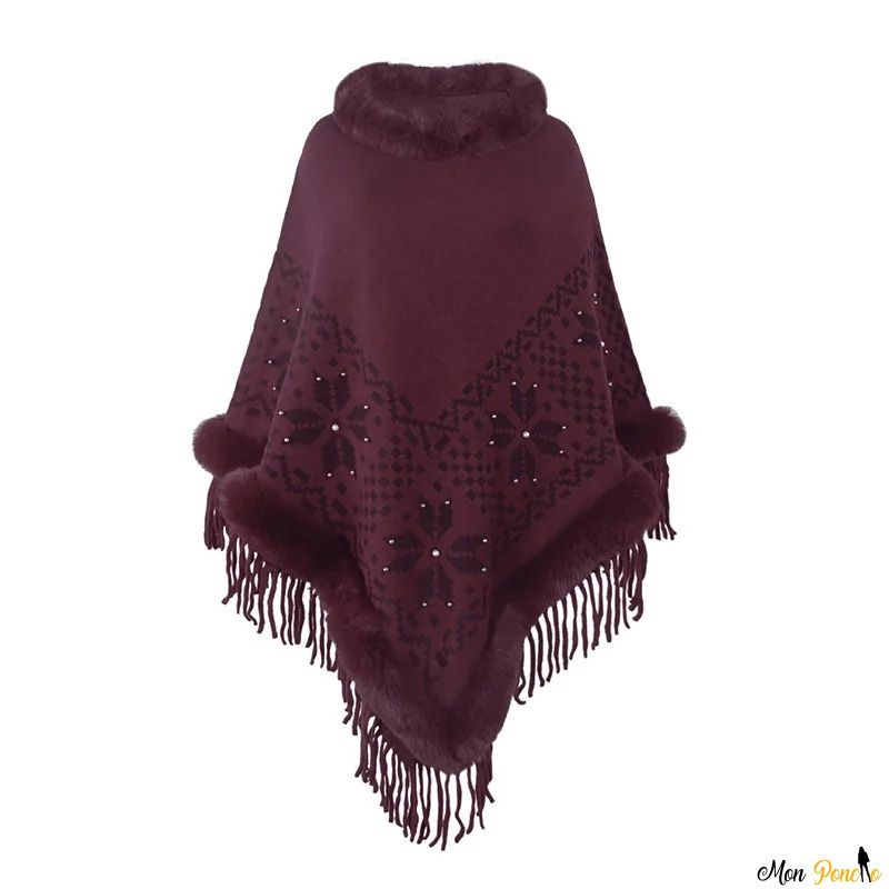 Trui Poncho met Col