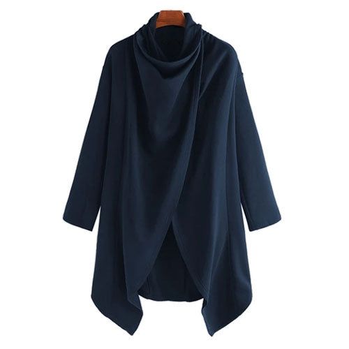 Heren Poncho met Lange Mouwen