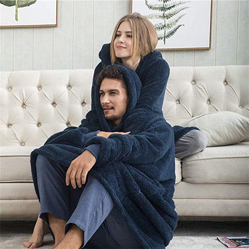 Warme Plaid Poncho