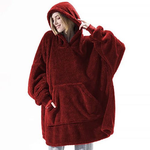 Warme Plaid Poncho