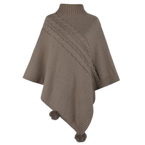 Lange Dames Poncho