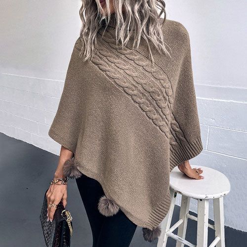 Lange Dames Poncho