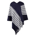 Etnische Poncho met Franje