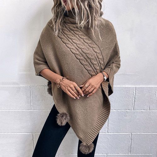 Lange Dames Poncho
