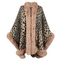 Poncho met Bontkraag