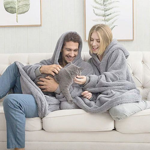 Warme Plaid Poncho