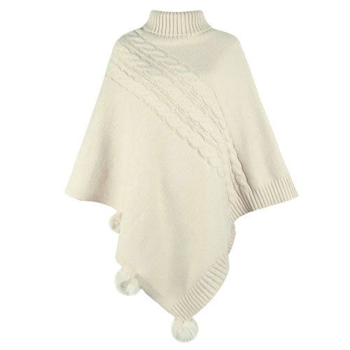 Lange Dames Poncho