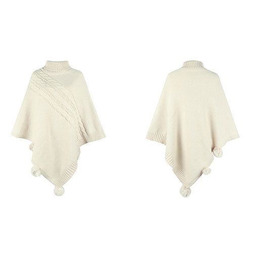 Lange Dames Poncho