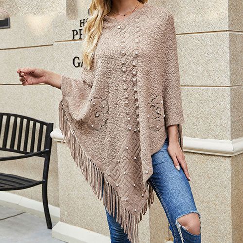 Etnische Dames Poncho