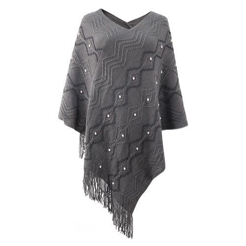 Warme Dames Poncho