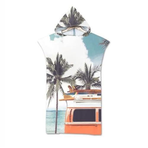 Absorberende Strandponcho