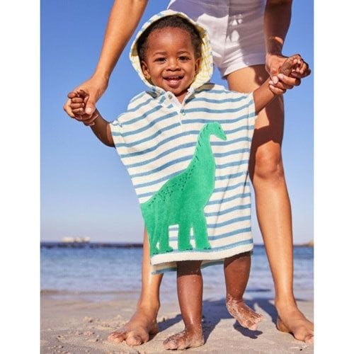 Badponcho Baby Strepen