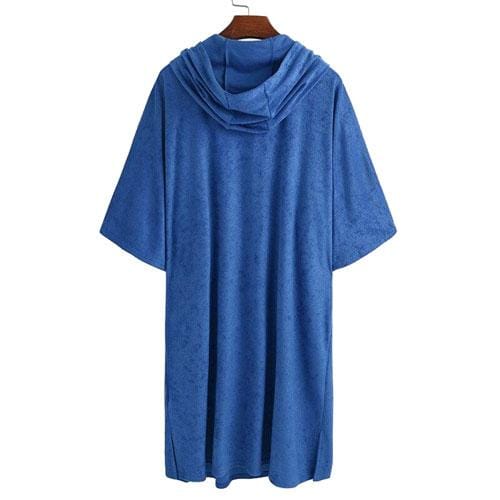 Fleece Badponcho Heren