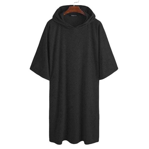 Fleece Badponcho Heren