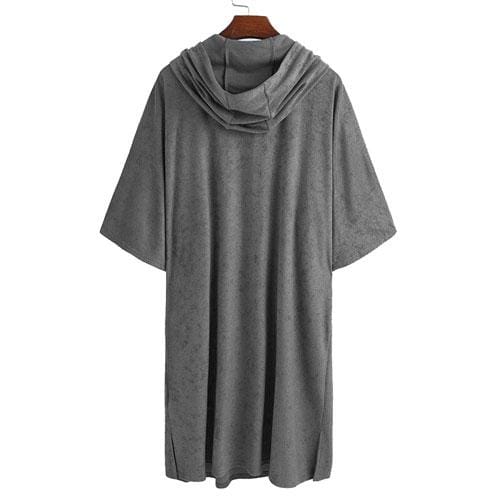 Fleece Badponcho Heren