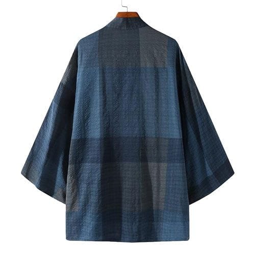 Fleece Plaid Heren Poncho