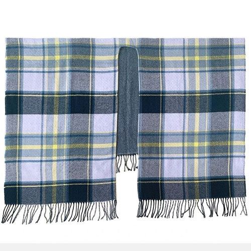Omkeerbare Dames Poncho Kasjmier
