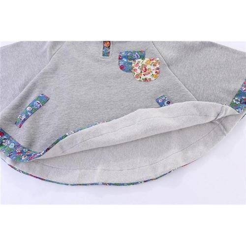 Katoenen Winter Poncho Kind