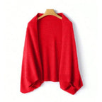 Korte Poncho Cape