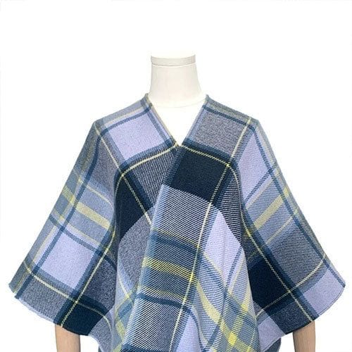 Omkeerbare Dames Poncho Kasjmier