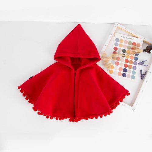 Baby Poncho Roodkapje