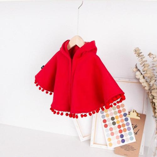 Baby Poncho Roodkapje