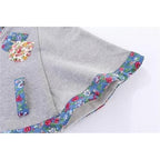 Katoenen Winter Poncho Kind