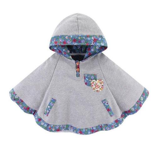 Katoenen Winter Poncho Kind