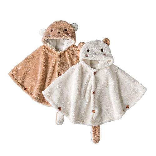 Winter Baby Poncho met Capuchon