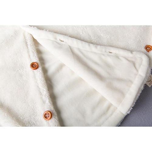 Winter Baby Poncho met Capuchon