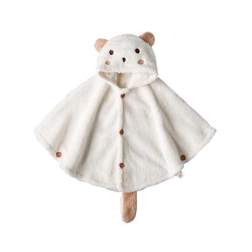 Winter Baby Poncho met Capuchon