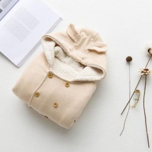 Fleece Baby Poncho Winter