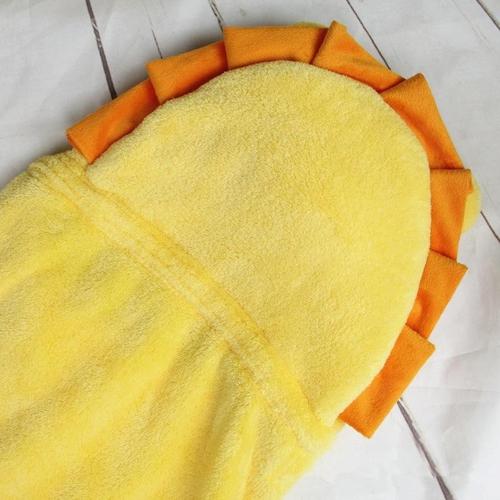 Badponcho Baby met Capuchon