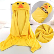 Badponcho Baby met Capuchon